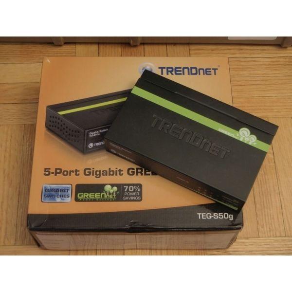 TRENDnet TEG-S50g Metal 5-Port Gigabit Switch 10/100/1000