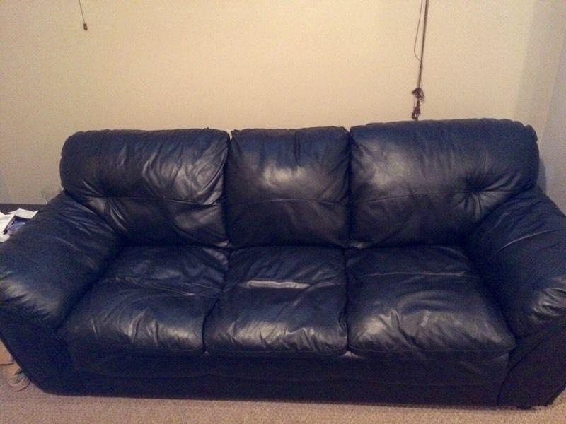 Leather couch $250