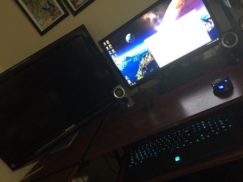 Gaming pc and set up 3.07 GHz 6gb ram asking 750 obo