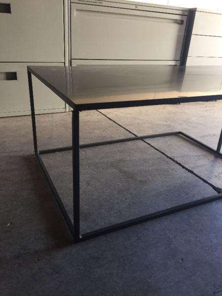 Modern Steel Coffee Table (Quick Sale Needed!)