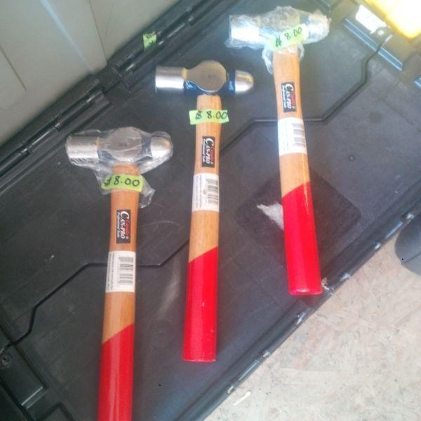 3 BRAND NEW CANPRO 40 OUNCE BALL PEIN HAMMERS