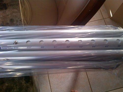 CRUTCHES NEW PAIR IN PACKAGE ...2 SIZES GERM FREE ALUMINUM $20