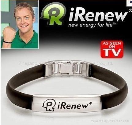 New iRenew Bracelet As Seen On TV Focus Energy Power Wristband H
