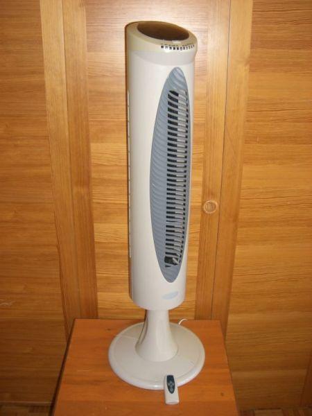 Tower Oscillating Fan with Remote Control H 40
