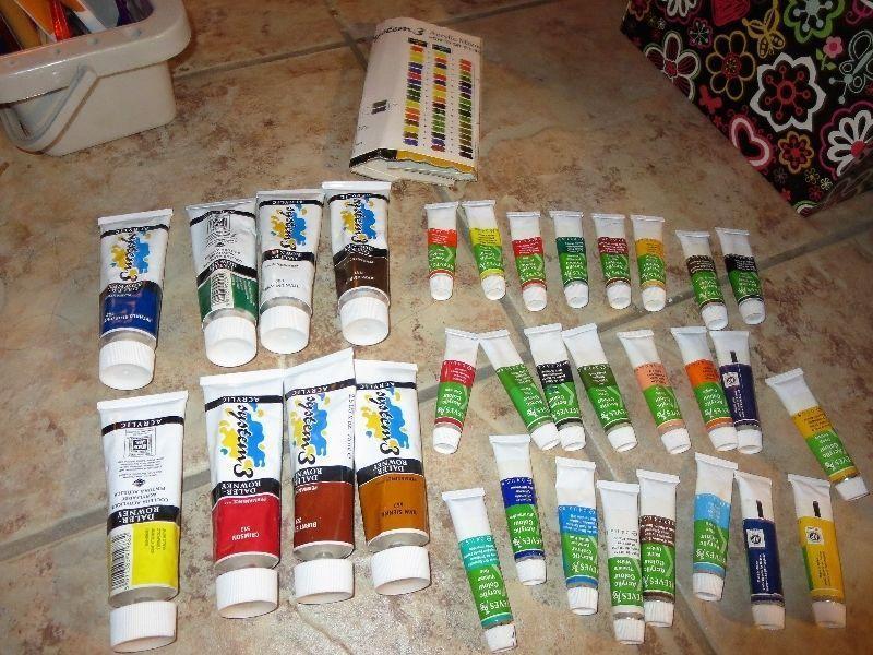 oil paint and supplies