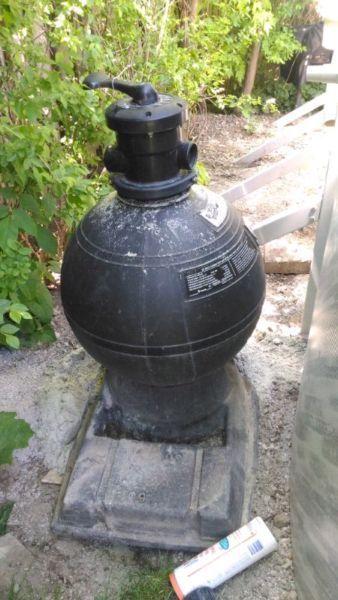 Pump and pool filter