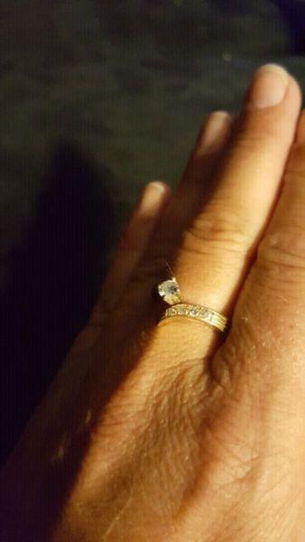 Diamond ring. Beautiful custom made