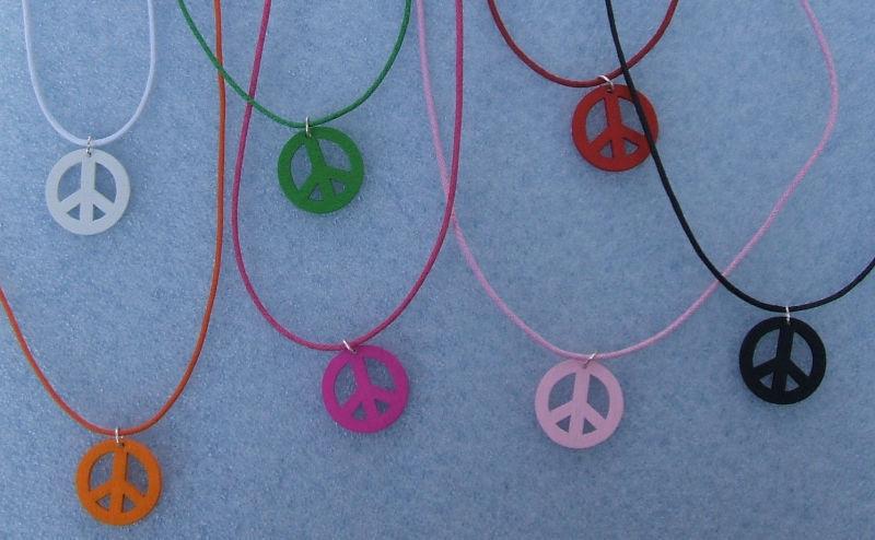 *New* Peace Pendant Necklaces
