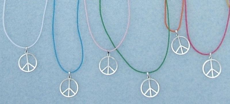 *New* Peace Pendant Necklaces