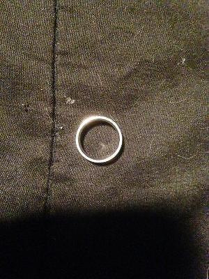 10kt White Gold Band (Thick)
