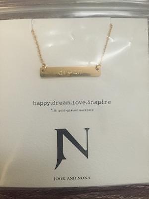 18k Gold Plated Necklace - Dream by Jook and Nona