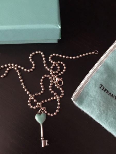 Tiffany heart necklace and chain