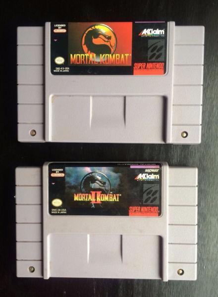 Mortal Kombat 1 & 2 (Super Nintendo)