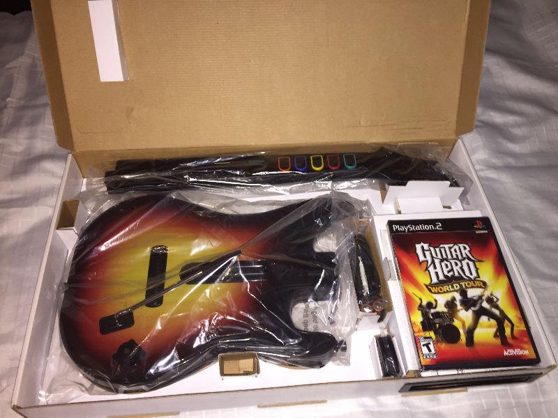 PS2 Guitar Hero World Tour Brand New Complete