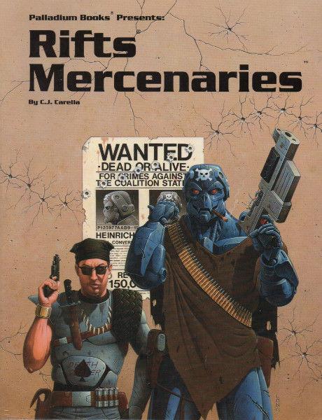 RIFTS MERCENARIES RPG Sourcebook - Palladium Books - 1994 1st ed