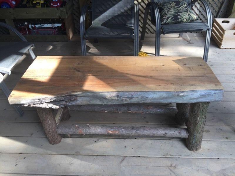 Live edge wood table or bench