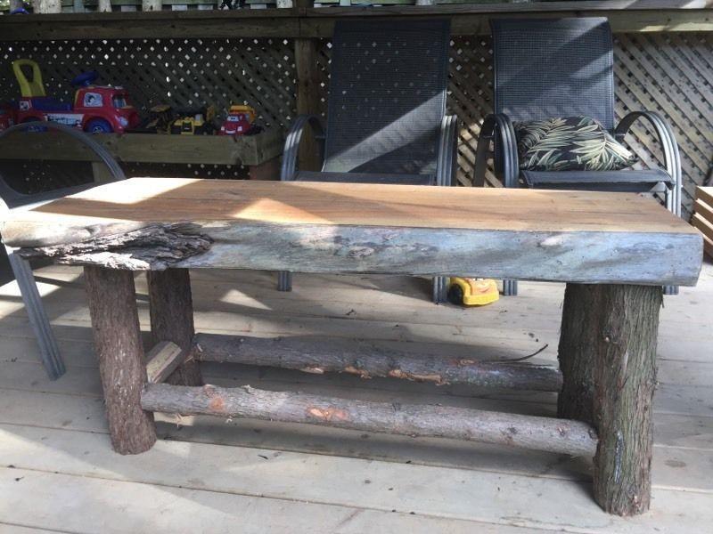 Live edge wood table or bench