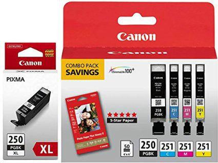 Canon PGI-250XL CLI-251 COMPATIBLE CARTRIDGES FOR CANON PIXMA
