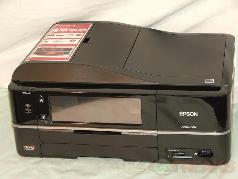 Epson Artisan 800 All-in-One Printer CD-DVD PRINTING