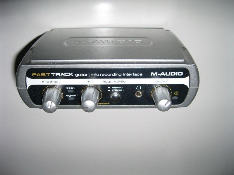 M-Audio Fast Track USB audio interface