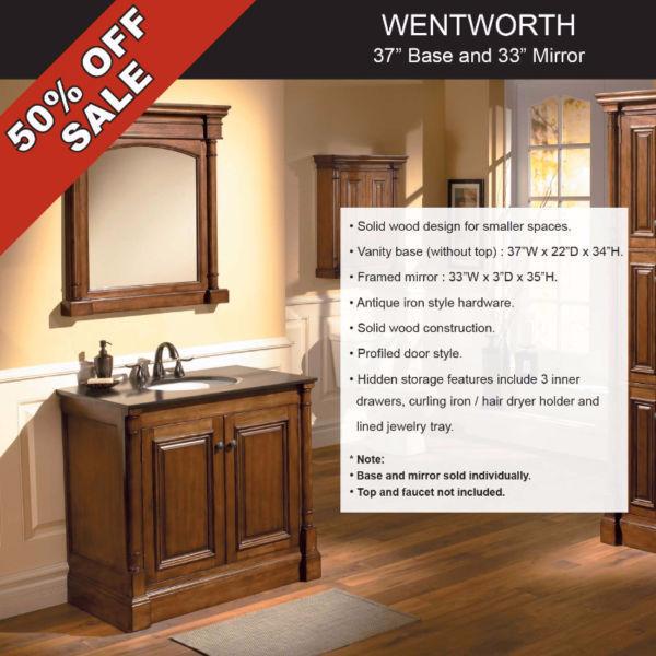 WENTWORTH 37'BASE AND 33' MIRROR