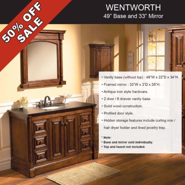 WENTWORTH 49'BASE AND 33' MIRROR