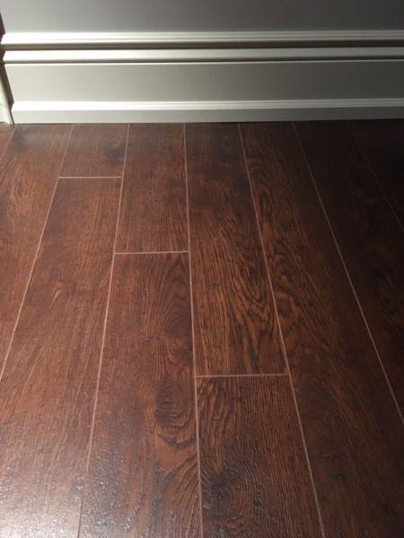 5 inch Wide Plank -Laminate flooring - (Oak - Brown)