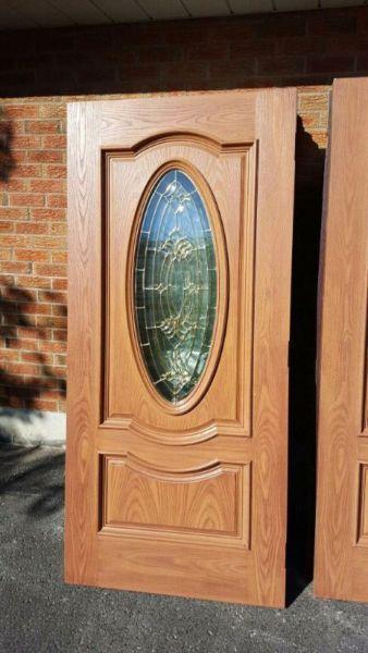 $200 exterior doors stained glass