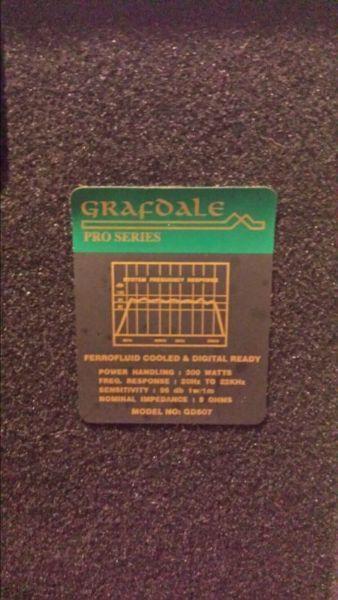 Grafdale Pro Series GD507 speakers 150 $ OBO