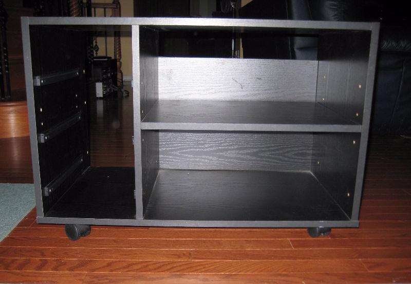 Horizontal Multimedia Cabinet on casters