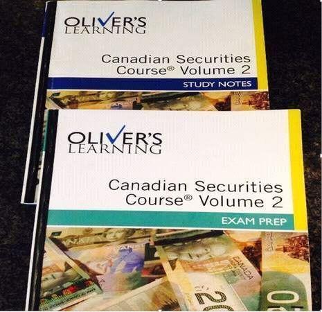 CSC 2016 Canadian Securities Course Volume 1 & 2 Textbooks