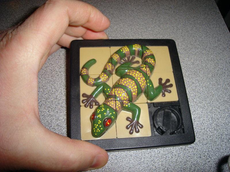 1993 Large Gila Monster Lizard 3-D Puzzle Game