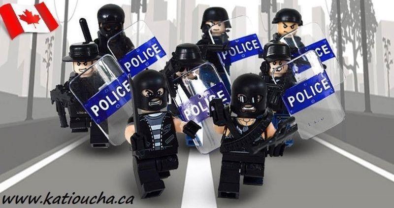 POLICE SWAT Heavy Fire Special Weapons And Tactics Lego compatib