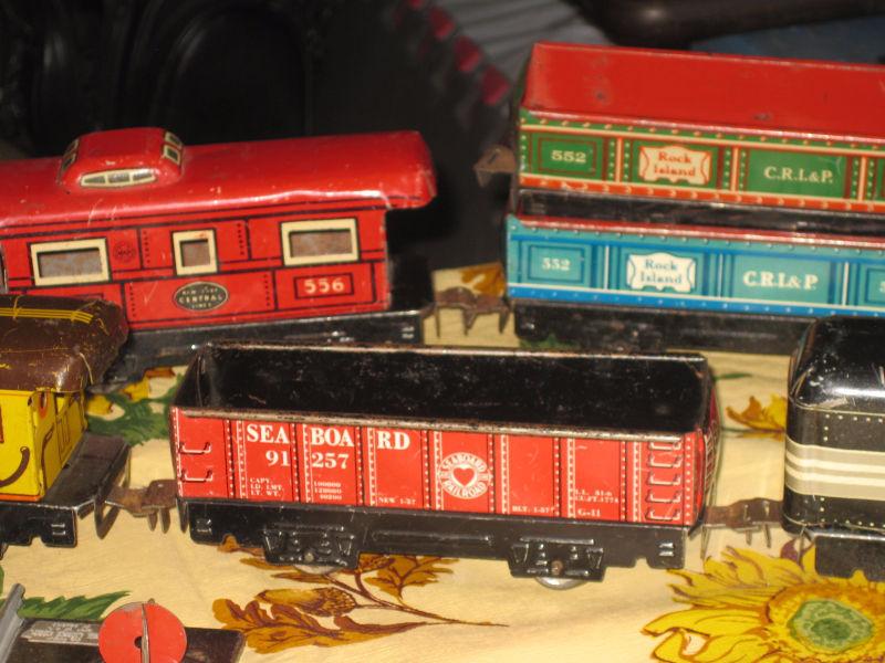 2 Train Sets. Louis Marx & Co. in C New York. Runs Well
