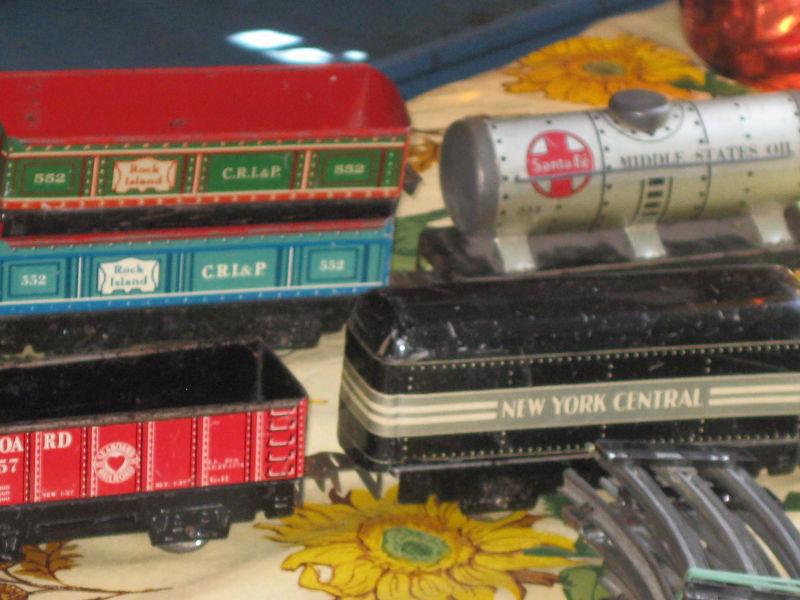 2 Train Sets. Louis Marx & Co. in C New York. Runs Well