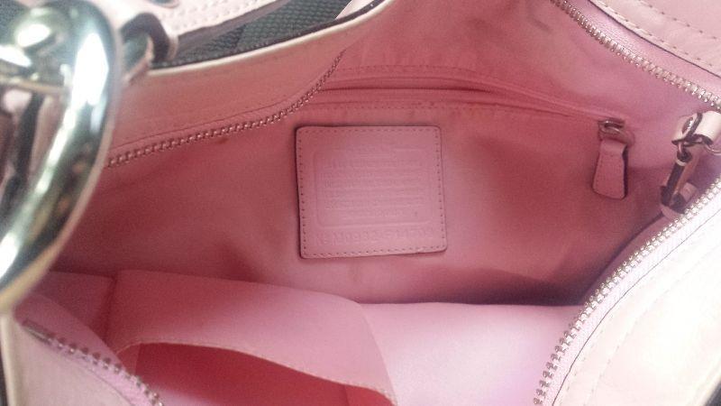 Pink coach purse