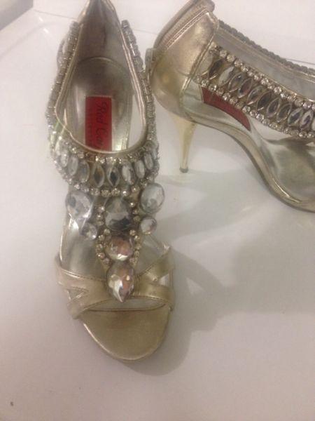 Party shoes with stones - used once