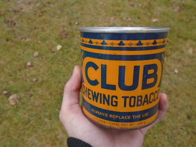 Vintage Club Chewing Tobacco Tin (1970/80's) #2