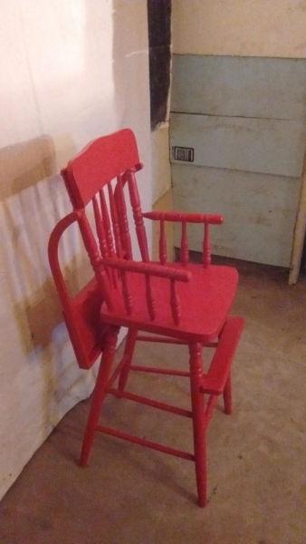 old high chair