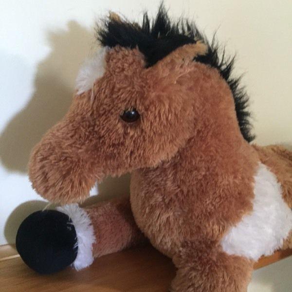 Large stuffed horse