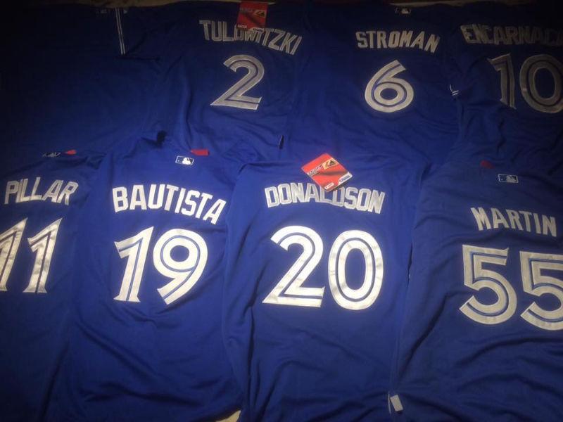 *** BRAND NEW -$60ea. - ALL SIZES - BLUE JAYS - ADULTS - KIDS
