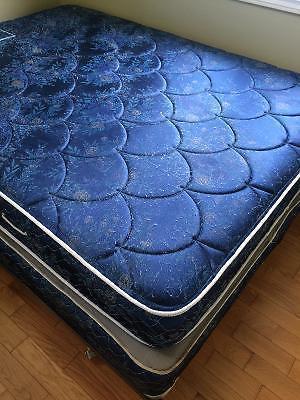 Double box spring and mattress