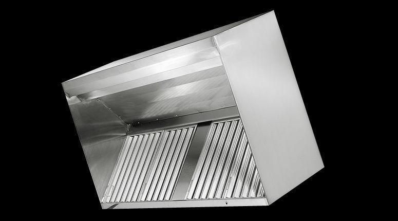 UL Restaurant Kitchen Grease Make-Up Air Hood 4ft to 16ft