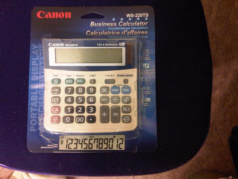 Canon WS-220TS Business Calculator