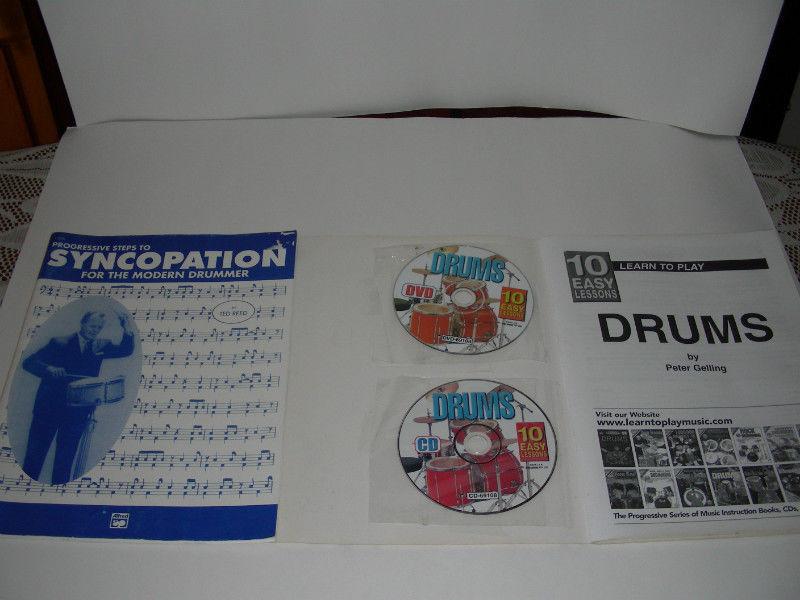 Drums books with CD & DVD