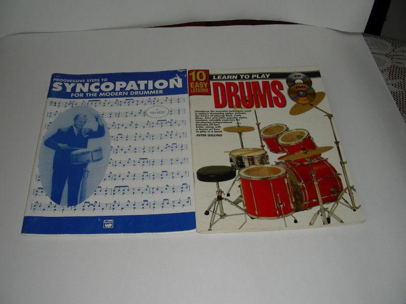 Drums books with CD & DVD