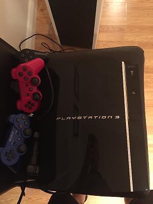 80GB PS3, 4 controllers and several games