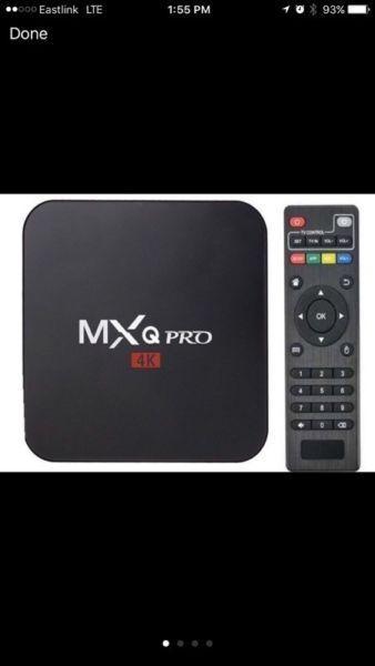 MXQ Pro Android Free TV Box (kodi)