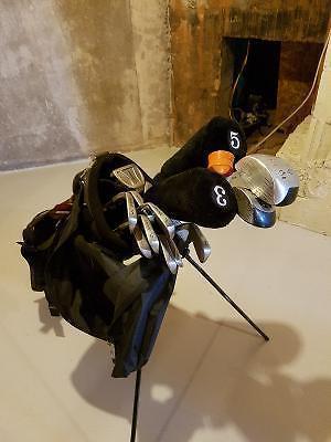 Spalding Golf Clubs and Bag