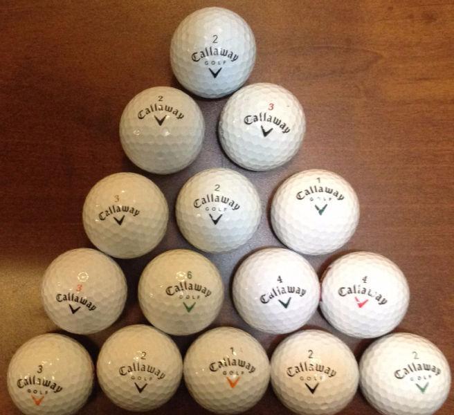 Used golf balls